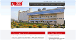 Desktop Screenshot of apexpharmabd.com
